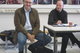 Prof. Rüdiger Pichler und Prof. Jörg Waldschütz, Studiengang Kommunikationsdesign der Hochschule RheinMain beim Workshop