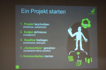'How to crowdfund' bei Startnext
'How to crowdfund' bei Startnext